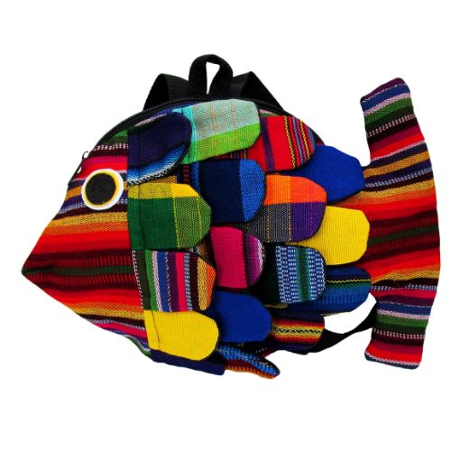 Picture of striped animal backpack