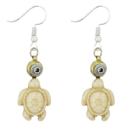 Picture of turtle charm earrings