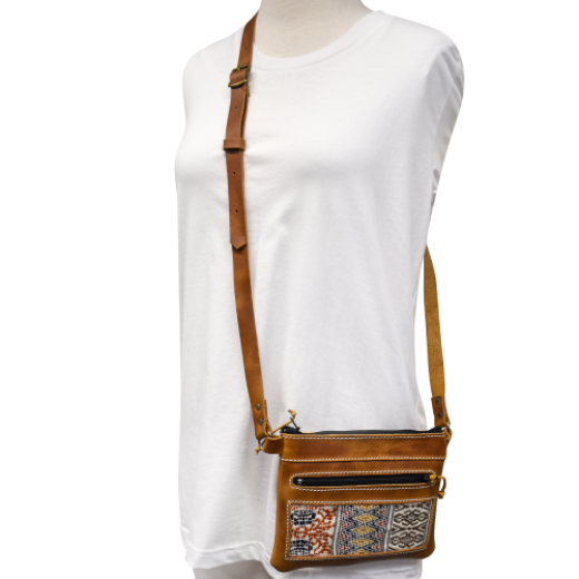 Picture of comalapa leather crossbody pouch