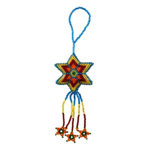 Picture of beaded holiday ornament